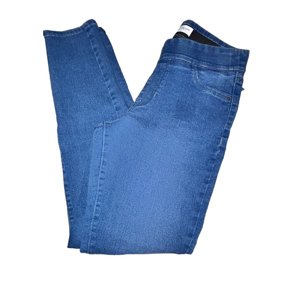 Old Navy Super Skinny Mid Rise Jeans Womens Size 6 Slimming Medium Wash Denim